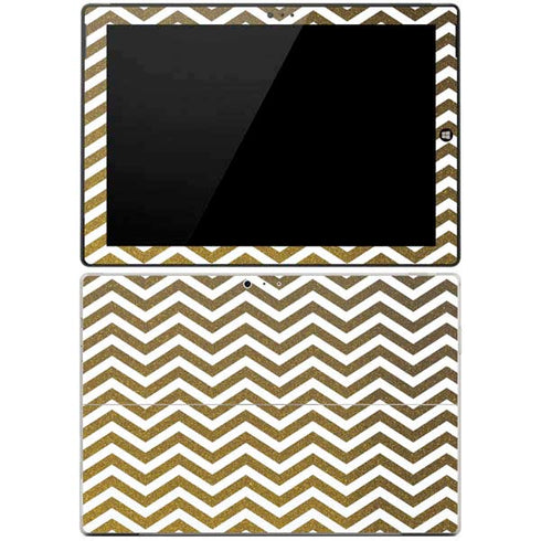 Gold Chevron Surface Pro 3 Skin